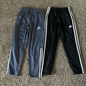 2 pairs youth Adidas joggers/pants sz small